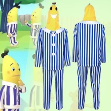 Halloween Bananas Pyjamas Masquerade Full Set Top*pant Cosplay Masks Costumes UK