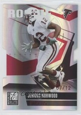 2006 Donruss Elite Rookie Status Red Die-Cut 7/12 Jerious Norwood #166 0nr3