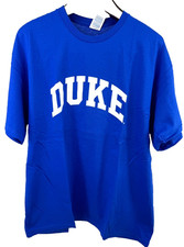NWT Blue Duke University Blue Devils Size Large Cotton T-Shirt Delta Pro Weight