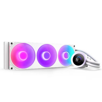 NZXT - Kraken Plus RGB 360mm Radiator CPU Liquid Cooler (1 x F360 RGB Core si...