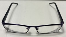 Vera Wang V049 PL Purple Rectangular Eyeglass FRAMES ONLY 53 16 135