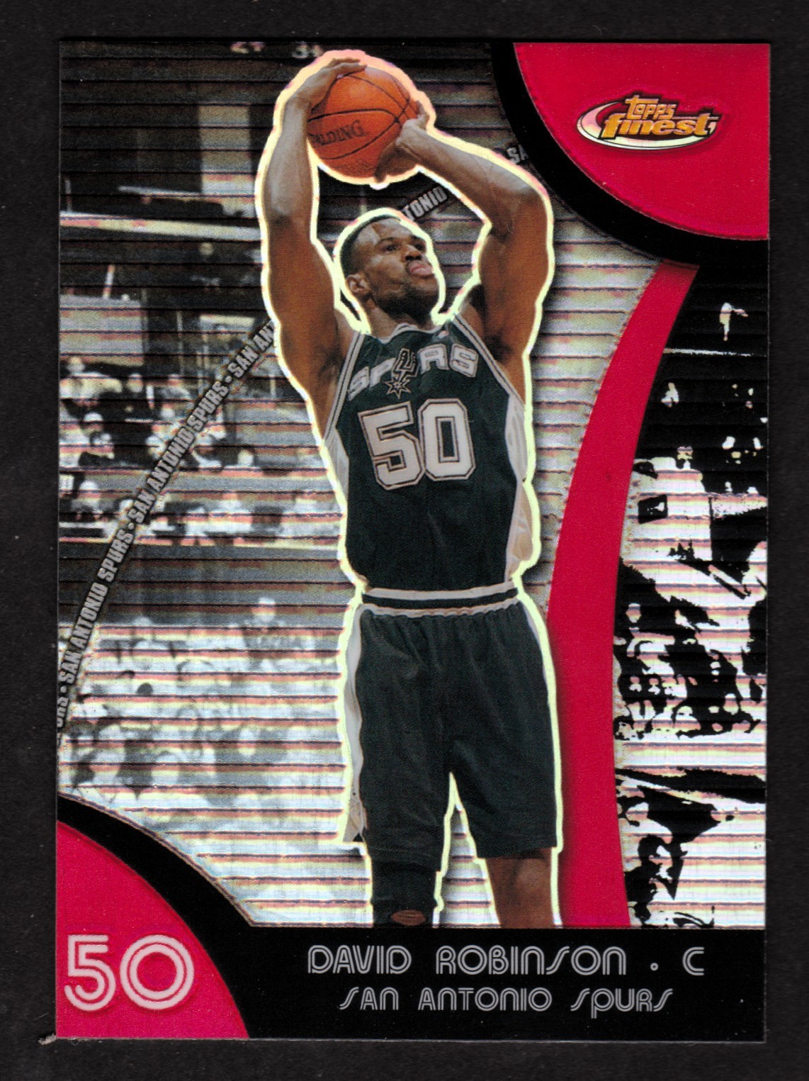 2007-08 Finest Refractors #45 David Robinson SPURS
