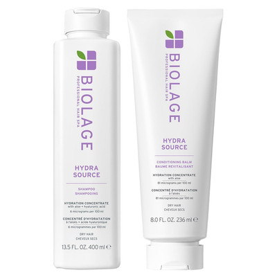 Biolage Hydra Source Shampoo & Conditioning Balm Set - Deeply Hydrates & Moistur