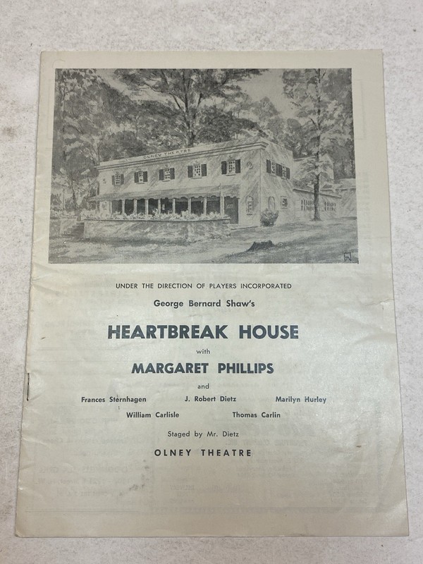 Heartbreak House Margaret Philips Play Olney Theater Washington DC George B Shaw