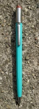 Scripto USA Aqua Blue-Green Mechanical Pencil NO LEAD Vintage