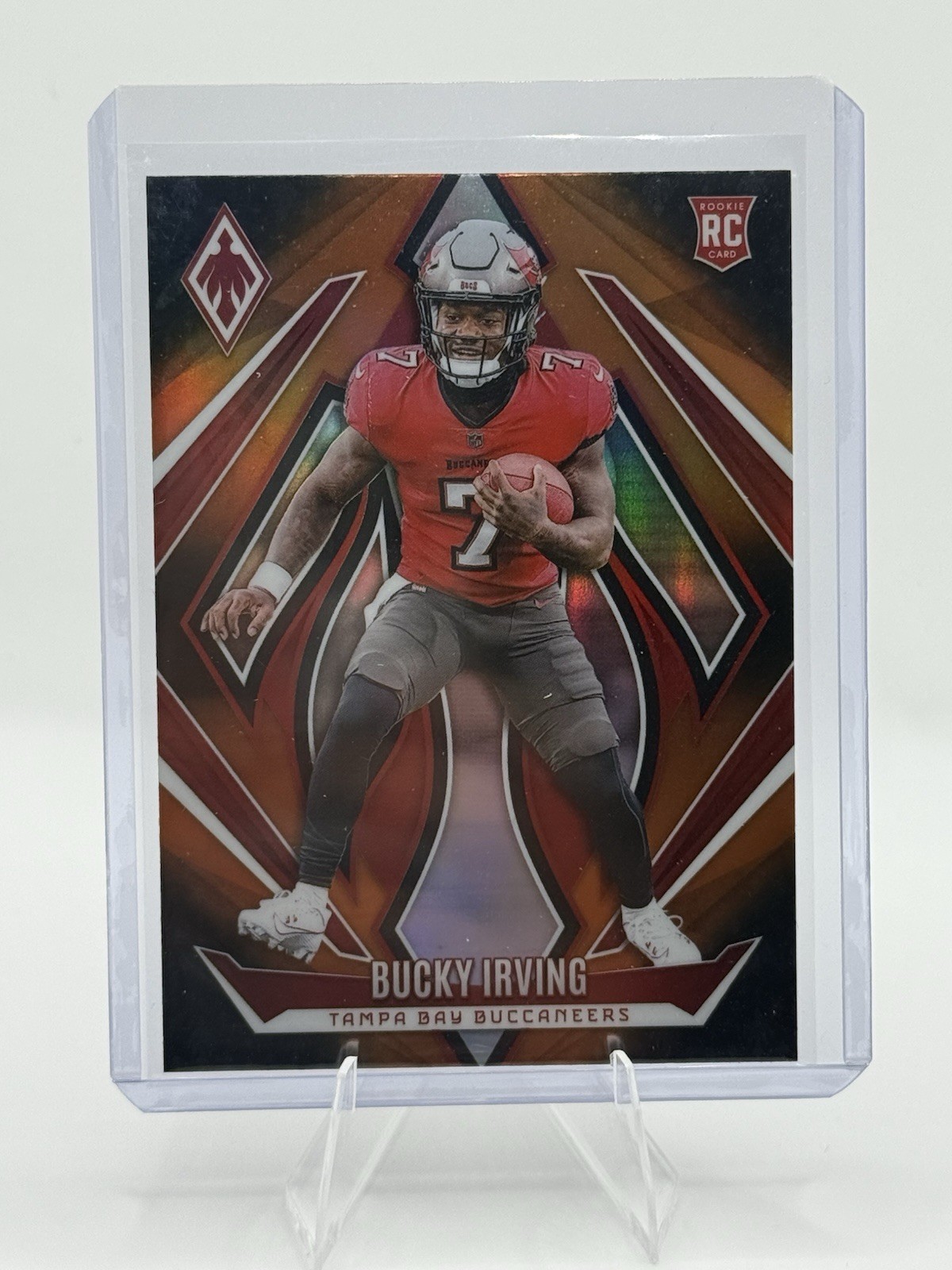 2024 Panini Phoenix - Rookies Bucky Irving #166 Orange Fade