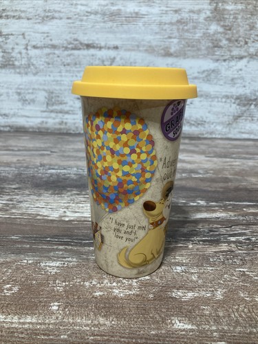 Disney Parks Pixar UP Mr. Frederickson/Carl/Dug/Kevin Ceramic Travel Mug w/ Lid - Picture 5 of 9