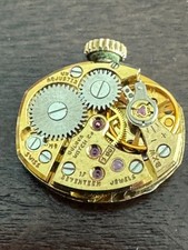 VINTAGE LADIES BULOVA WRISTWATCH MOVEMENT CAL. 5BD KEEPING TIME 17 JEWEL