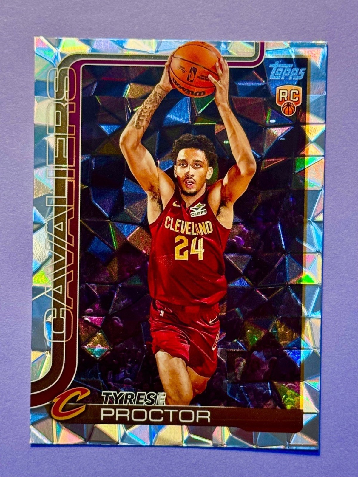2025-26 Topps Basketball Tyrese Proctor Diamante #250 RC Cleveland Cavaliers