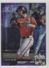 2017 Bowman Chrome Prospects Purple Shimmer Refractor Heath Quinn #BCP249 3l1