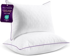 Pillows Queen Size Set of 2 Bed Pillow Side Back  Stomach Sleepers Down