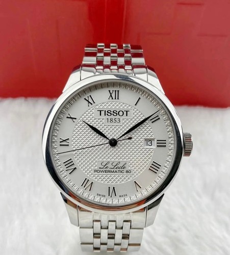 Tissot Le Locle Powermatic 80 white plate steel belt model