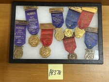Vintage Fireman&rsquo;s Association Member And Delegate Medals 1950&rsquo;s-70&rsquo;s