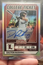 2022 Panini Elite Extra Edition - College Tickets Optic Holo /25 Dalton Rushing