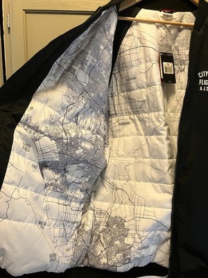 NWT Jordan Wings City Of Flight MA-1 Bomber Jacket LA All Sar Game