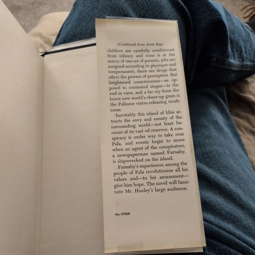 Island By Aldous Huxley 1st Edition First Printing - Picture 5 of 9