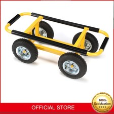 Dolly Trolley Removal Cart Gearzaar for Moving Bulky Furniture Heavy Duty Yellow