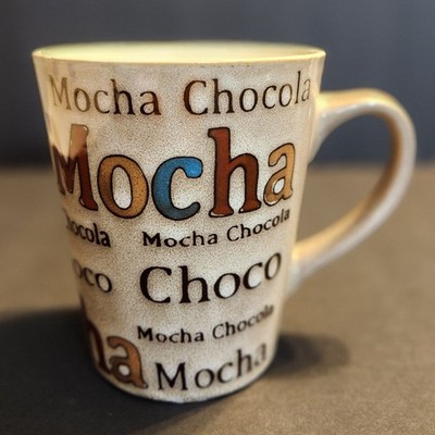 Mocha Coffee Mug 4.25 in. Tall Holds About 14 oz. Very Nice!
