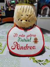 Bavaglini Ricamati Punto A   a Croce