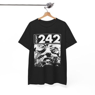 Front 242 T-Shirt, Music Band Rock N' Roll Punk Gothic Metal Retro Unisex Tee