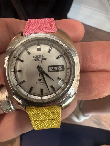 1971 Seiko 5 Actus Automatic Silver Dial Day-Date