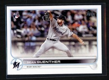 2022 Topps #471 Sean Guenther Rookie Card Miami Marlins. rookie card picture