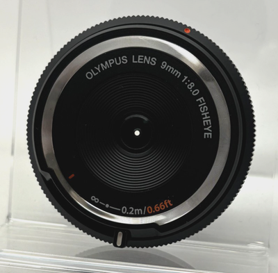 Olympus Fisheye Lens 9mm f/8 BCL-0980 Body Cap [Mint] w/Box Micro