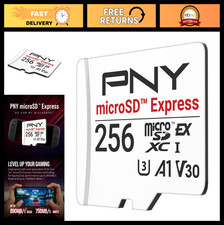 256GB microSDXC Flash Memory Card UHS-I U3 V30 A1, 890MB/s Read, 750MB/s Write,