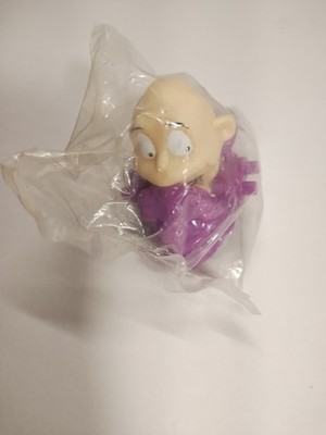 Vintage Rugrats Baby Dill Pickles Figure Toy Figurine Nickelodeon Purple Pajamas