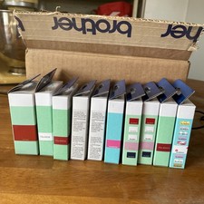 Lot of 10 Ribbon Tapes for Brother P-Touch Embellisher Label Printer