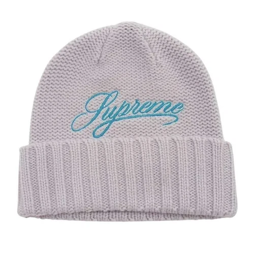 Supreme Cap 21AW Script Logo Beanie Knit Used LIFE 0