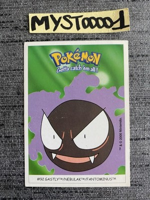 Pokemon Karte Dunkin Boomer #92 Fantominus 2000 Nintendo GEBRAUCHT