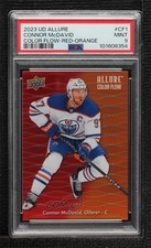 2023 Upper Deck Allure Color Flow Red Orange Connor McDavid #CF-1 PSA 9 MINT 8d2