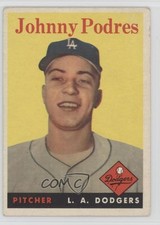1958 Topps Johnny Podres #120 1p00