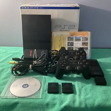 Sony PlayStation 2 PS2 Slim SCPH-70012 Bundle Tested  Working CIB and more