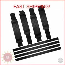 8 Pieces Adjustable Hoverboard Seat Attachment Straps and 4 Hoverboard Go Cart S