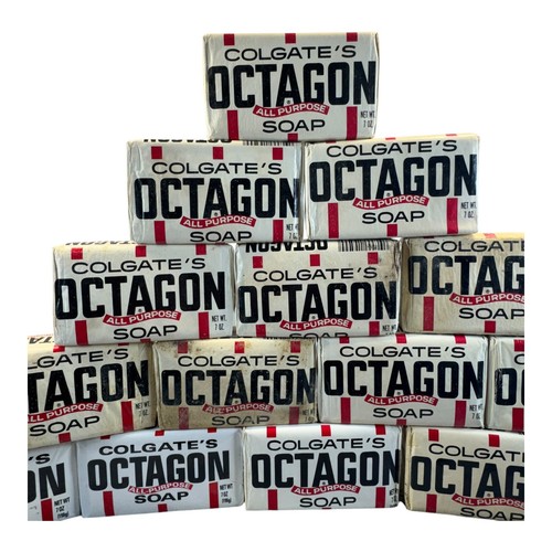 Colgate 7 oz Octagon All Purpose Laundry Bar Soap Original Wrapper NOS ...