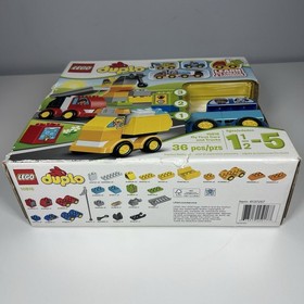 LEGO DUPLO My First Cars and Trucks 10816 RETIRED SET 36 PCs New In Box, Sealed