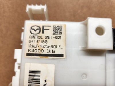 09-10 Mazda 6 BCM Body Control Module Part# GEA167560B | eBay