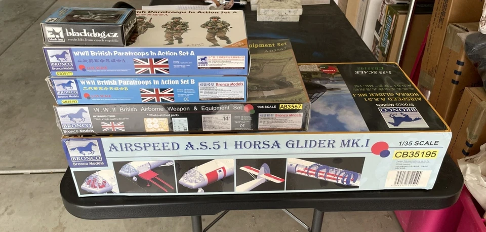 1:35 Airspeed A.S.51 Horsa Glider MK.I BRONCO Models #CB35195 & EXTRAS!!! - Image 4 of 4