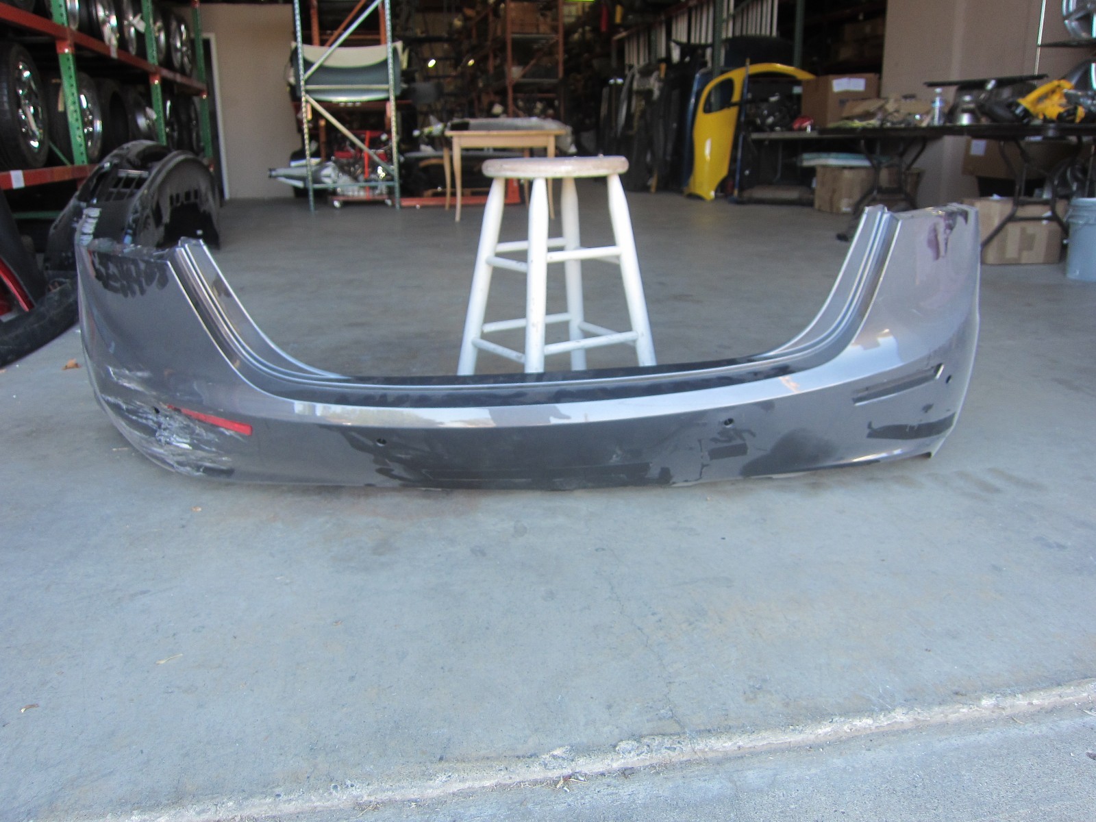 Maserati Ghibli OEM Rear Bumper Cover. Part# 673004365 - 2014-17