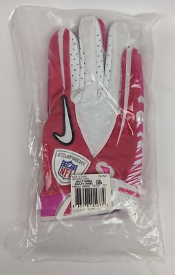 Nike NFL Vapor Jet Mesh BCA Football Gloves PGF237 Pink/White Size