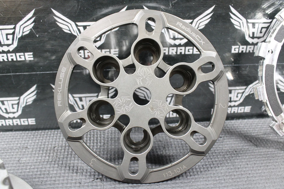 2009-2012 HONDA CRF450R REKLUSE RADIUSCX CLUTCH W COVER HUB SPRINGS CORE DISK - Image 4 of 4