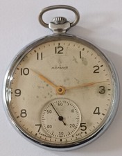 RARE MOLNIJA 15J VINTAGE RUSSIAN USSR SOVIET POCKET WATCH