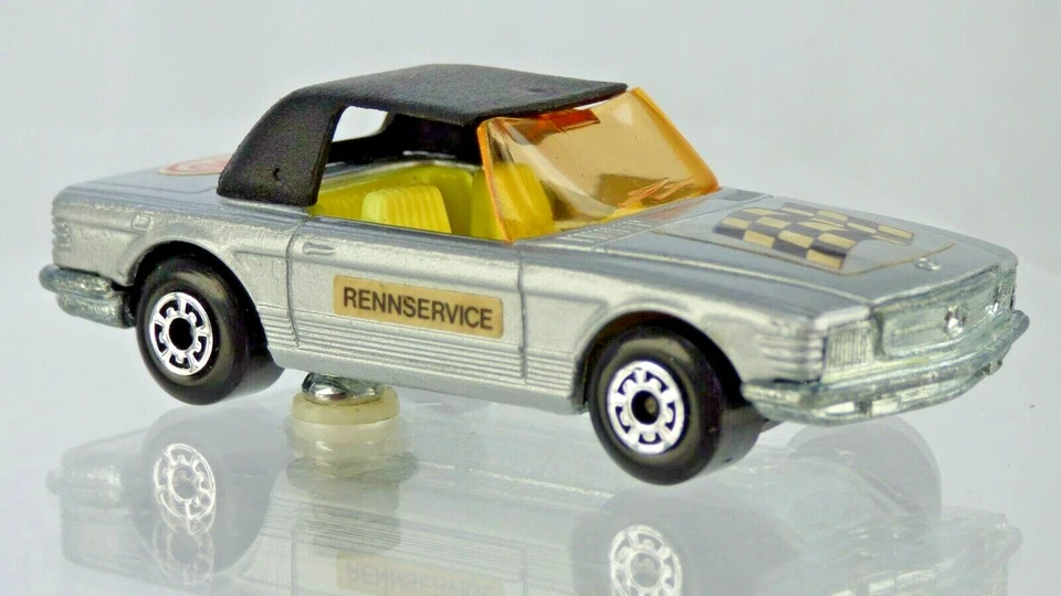 RENNSERVICE спичечный коробок Mercedes 350SL супербыстрый коллекционный немецкий игрушечный автомобиль винтажный - Изображение 2 из 4