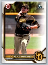 2022 Bowman Prospects 1st #BP127 Victor Lizarraga San Diego Padres