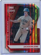 2021 Elite Extra Edition Prime Numbers A Die Cut Jackson Jobe 43/90