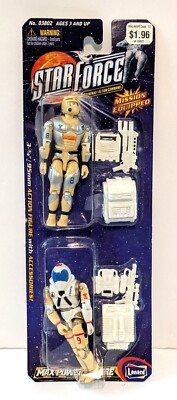Lanard Star Force Action Figure 2 Pack Astronaut Action Command Mission 2002