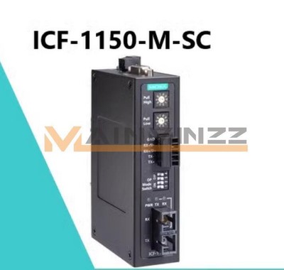 ONE new MOXA ICF-1150-M-SC multimode converter Serial to optical fiber #T10*