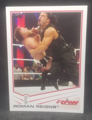 2013 Topps WWE - #33 Roman Reigns RC Bloodline Tribal Chief